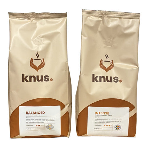 Combo-deal Balanced 500g + Intense 500g koffiebonen